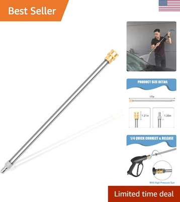 #ad Pressure Washer Extension Wand Stainless Steel Lance Extension for Power Was... $11.99