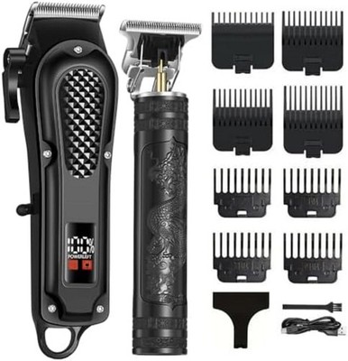 Professional Hair Cut Machine Barber Salon Cutting Trimmer Clipper Kit Set