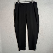 Eileen Fisher Womens Size Small Black Slim Trousers Dress Pants