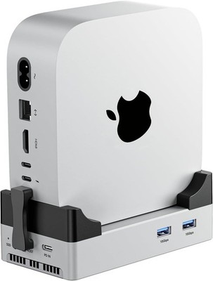 Docking Station für Mac Mini M4 40Gbps NVMe Dual HDMI 4K 10Gbps USB 30W PD