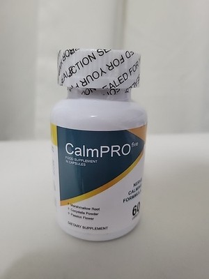 CalmPro 5 Nerve Calming Support Formula Calm Pro 5 - 60 Capsules Exp 11/26