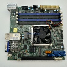 For X10SDV-4C-TLN2F Server motherboard ITX XEON D1521 CPU #pb