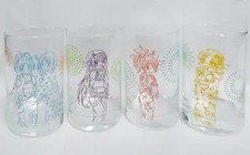 Glass Character All 4 Types Set Original Movie Puella Magi Madoka Magica Itoen L
