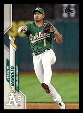 Franklin Barreto 2020 Topps #356 Oakland Athletics Baseball *033
