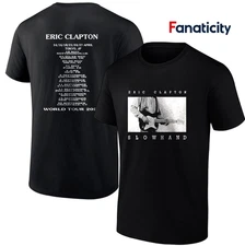 Eric Clapton Slowhand 2025 world tour dates shirt