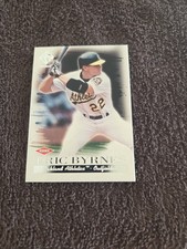 2001 Pacific Private Stock Eric Byrnes Oakland Athletics Rookie Card #141. rookie card picture