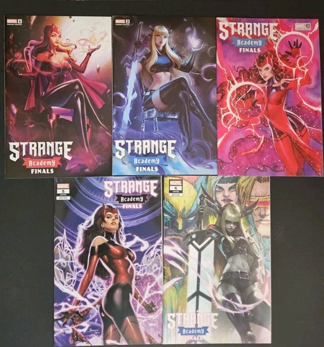 Strange Academy Finals 1, 2, 3, 5, 6, Scarlet Witch,  Magik