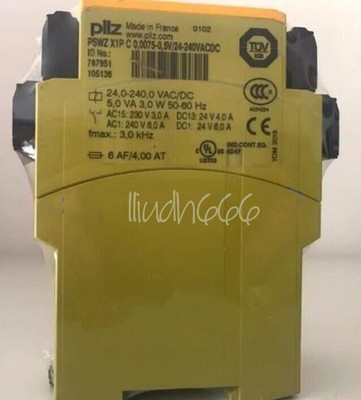 ONE Pilz PSWZ X1P C 0,0075-0,5V/24-240VACDC 787951 Safety Relay New