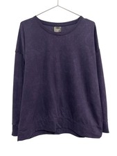 32 Degrees Fleece Sweatshirt Crewneck Long Sleeve Pullover Blue Relaxed Comfy