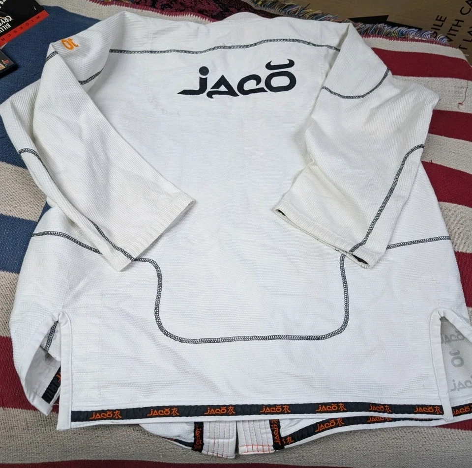 Chaqueta Jaco Jiu Jitsu Hybrid Performance Gi BJJ JIU JITSU Blanca Foto 2 de 4