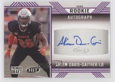 2020 Sage Hit Rookie Auto Purple Akeem Davis-Gaither #A43 Auto 0w8