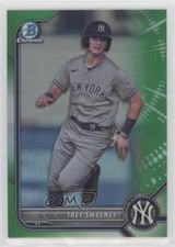2022 Bowman Chrome Prospects Green Refractor 98/99 Trey Sweeney #BCP-214 3gr