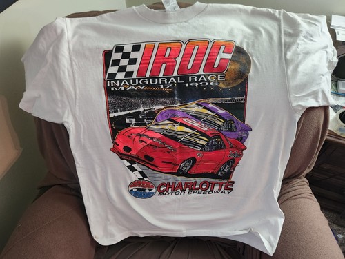 1996 IROC FIREBIRD WHITE XL T-SHIRT CHARLOTTE MOTOR SPEEDWAY 1997 1998 IROCZ - Bild 3 von 6