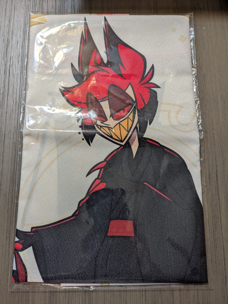 受注生産ハズビン・ホテル Hazbin Hotel アラスター BIGタペストリ NEW Official Hazbin Hotel Alastor B2 Fabric Tapestry Japanese