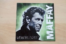 Peter Maffay autograph signed CD booklet "If this is so is"