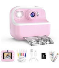 Kids Camera Instant Print Toys Toddler Cameras Printing Photos - 1080P Video...