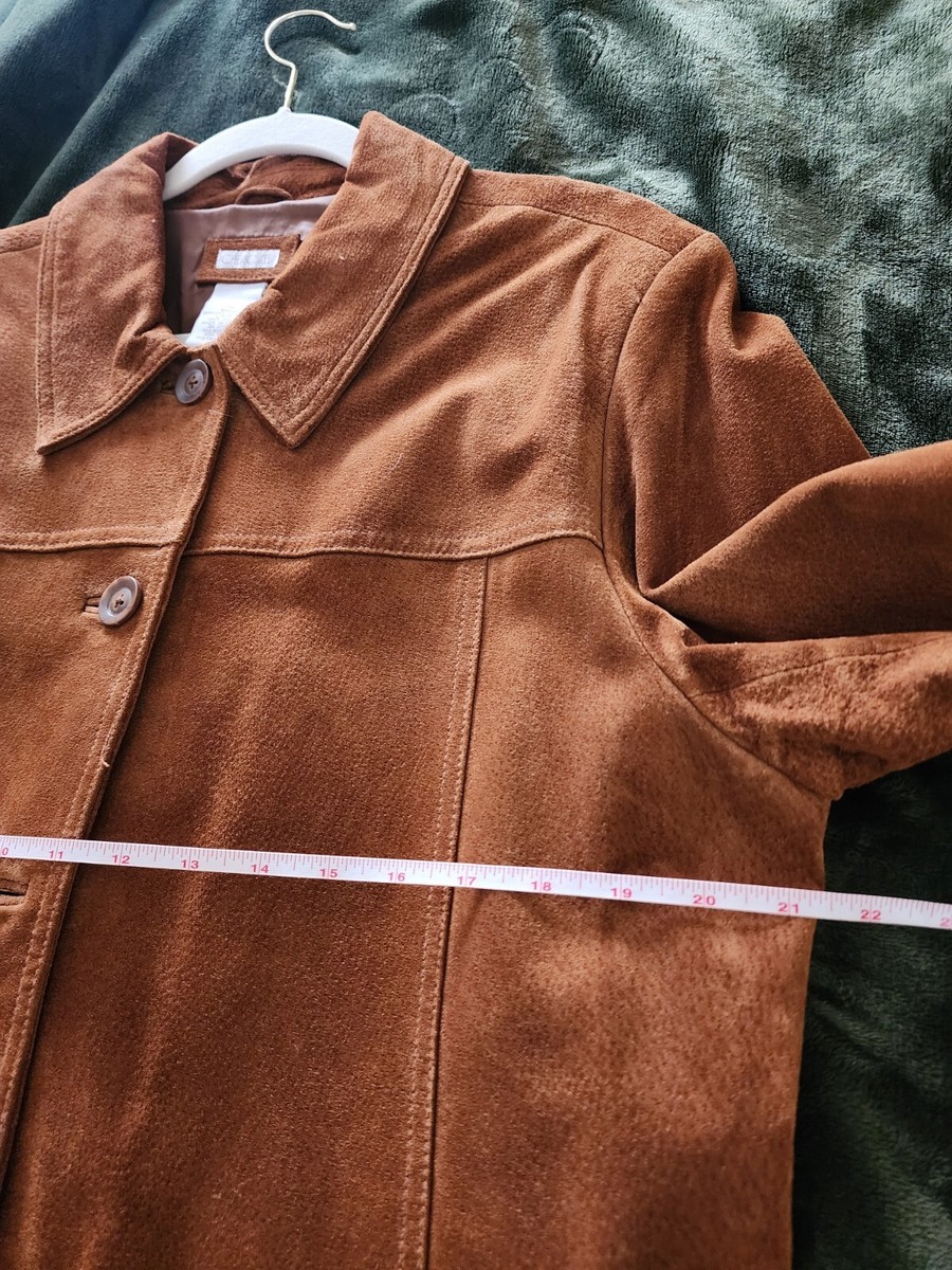 ビンテージ CHEROKEE スエード カバーオールジャケット アメリカ 古着 Vintage Cherokee Jacket Coat 100% Genuine Suede Leather