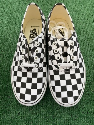 vans authentic platform checkerboard