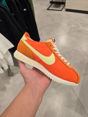 Nike Cortez TXT Safety Orange Womens Sneakers ✓Multiple Sizes