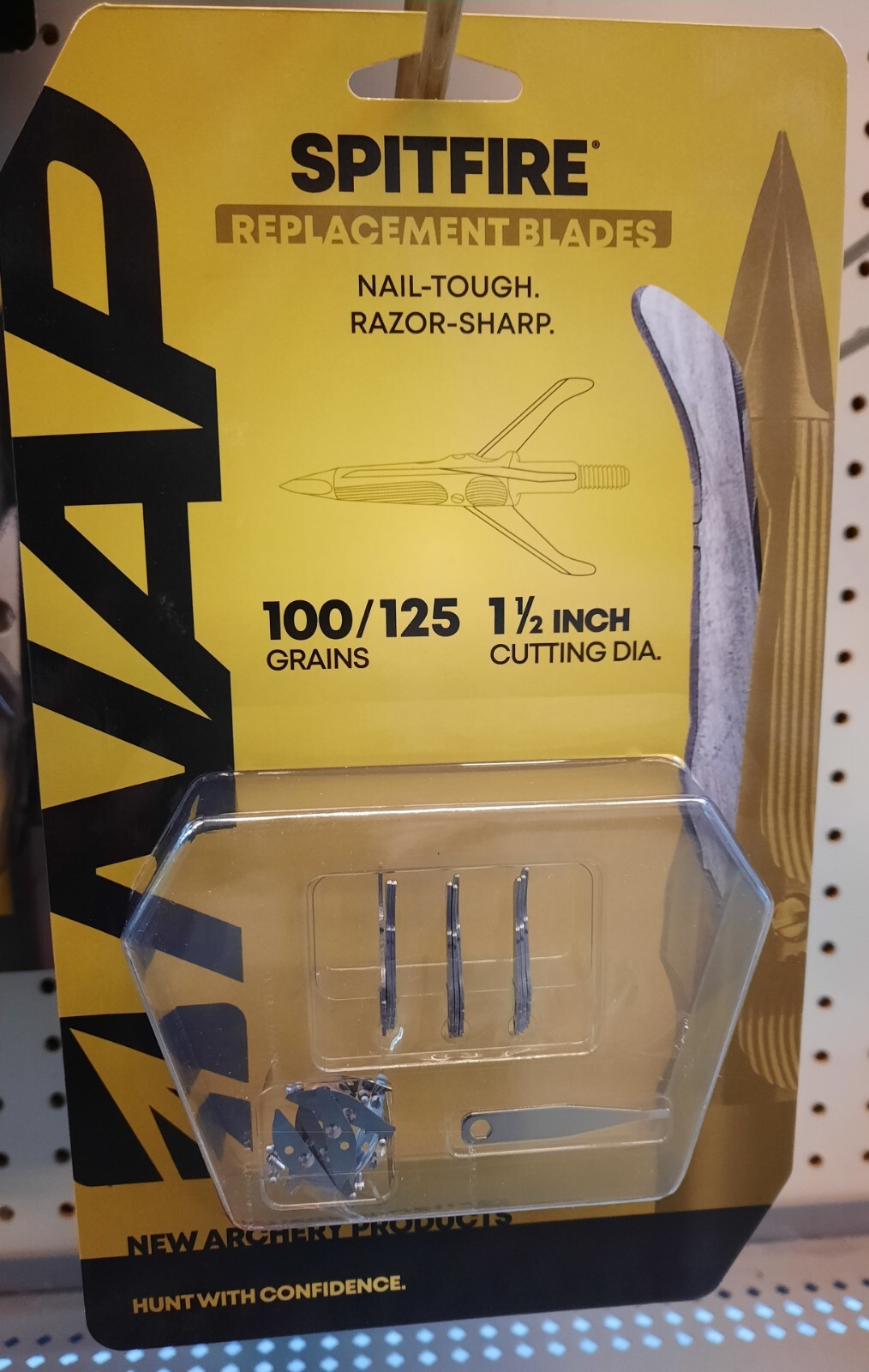 NAP SPITFIRE 100/125 3-BLADE REPLACEMENT BLADES (9 PACK)