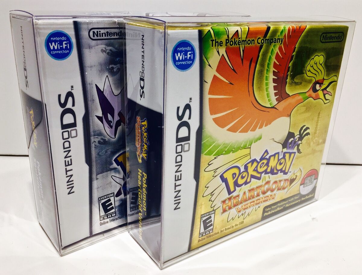 Pokemon Heartgold Soulsilver  Heartgold Vs Soulsilver Pokemon - 1 Box Case  Nintendo - Aliexpress