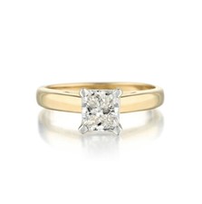 Estate GIA Certified 1 Ct Rectangular Modified Diamond Engagment Ring 3699.00 per carat