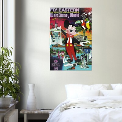 Disney Attraction Poster - Fly Eastern Air Lines - Disney World