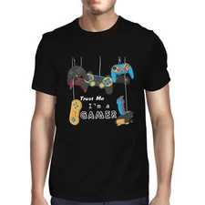 1Tee Mens Trust Me I'm A Gamer T-Shirt