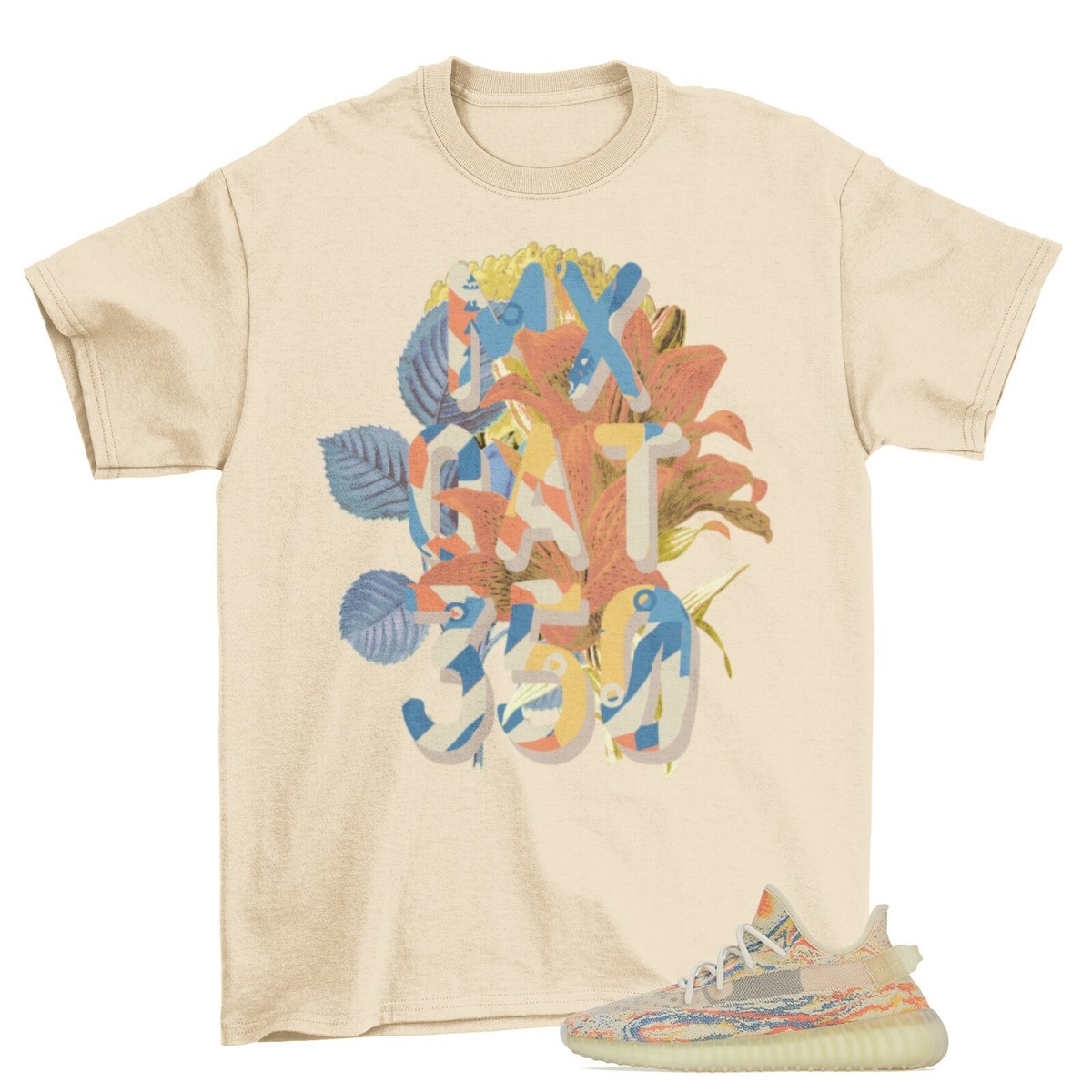 350 Floral Pattern Sneaker Shirt to Match Yeezy Boost 350 v2 MX