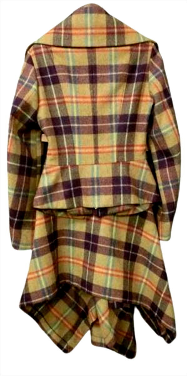 Vivienne Westwood Tartan Check Jacket & Skirt Set RED LABEL