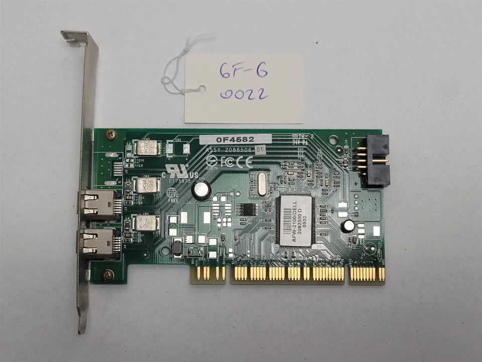 Dell 0F4582 / Adaptec AFW-2100 FireWire Card, 2-Port, PCI - Image 2 of 4