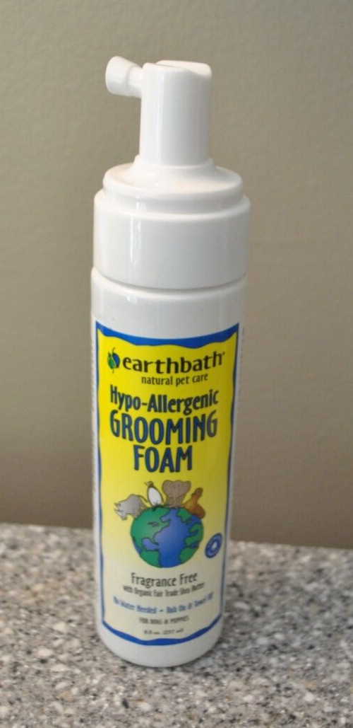 Earthbath Waterless Grooming Foam for Dogs/Puppies Hypo-Alle