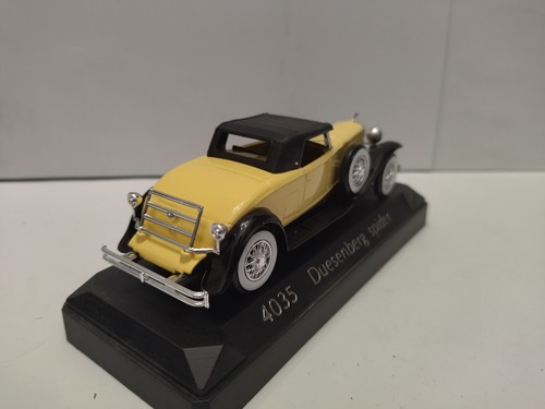 DUESENBERG J 1931 COUPE SPIDER YELLOW & BLACK 1:43 SOLIDO 4035 - Imagen 3 de 5