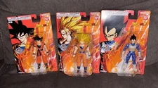 Dragonball Evolve Son GOKU, VEGETA, SUPER SAIYAN SON GOKU🔥Lot Of 3 Action Fig’s