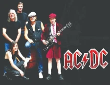 AC/DC High quality Photo Re-Print Free Domestic Shipping 04