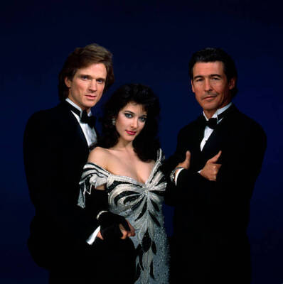 James Horan Lisa Peluso Randolph Mantooth in Loving 1989 TV Old Photo 3