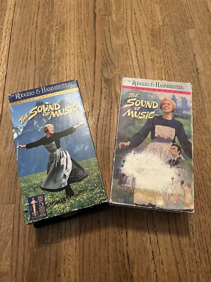 The Sound of Music (VHS, 1991, 2-Tape Set) 1 Original And Golden Anv