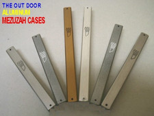 MEZUZAH CASE of ALUMINUM with Nails, Size 10 4" Anodized in Multy Colors