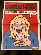Charlie Hebdo 16/12/2015; Touf enfemble en deux mille dif fept !