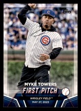 2024 Topps 2023 First Pitch #FP-2 Myke Towers Chicago Cubs