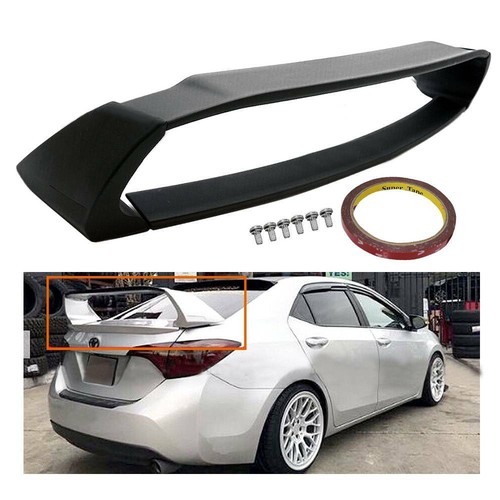For 20112016 2nd Gen Scion TC Unpainted Black ABS Rear Trunk Spoiler