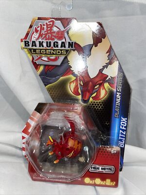 New Bakugan Legends Blitz Fox Platinum Series True Metal