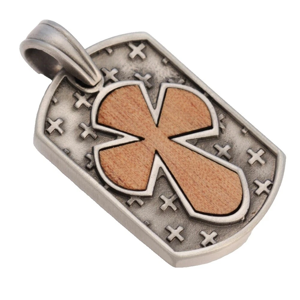 Wood Pendant Pewter Fashion Necklaces & Pendants