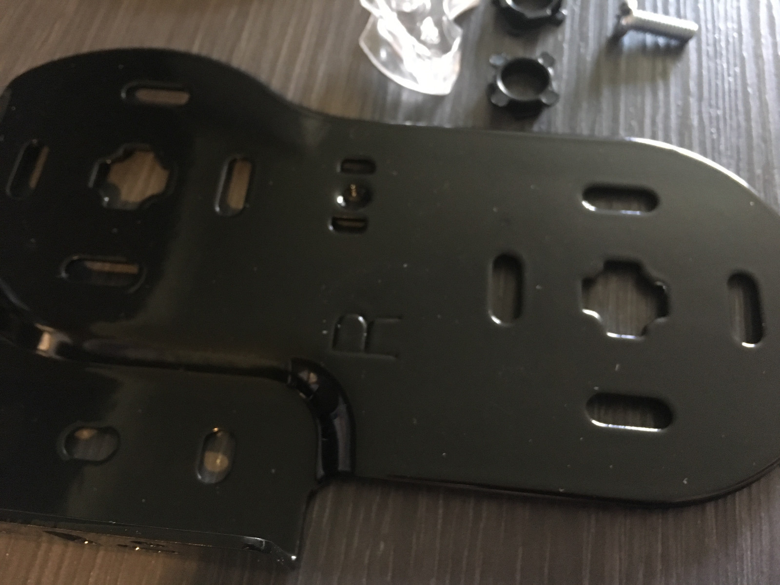 A PAIR OF 38MM SLIM BLACK DOUBLE ROLLER BLIND BRACKETS FOR ANY DAY ...