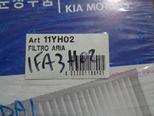 F1323P -- FILTRO ARIA AIR FILTER HYUNDAI KIA 11YH02 2811322600 ACCENT MAZDA 626 - Imagen 4 de 5