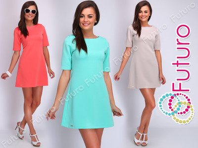  Damen gestepptes Shiftkleid kurzärmlig Bootsausschnitt formelles Kleid Größe 8 10 FA406