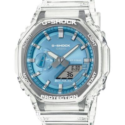 Casio G-Shock GA-2100BM-7A2 Analog-Digital Blue Dial Men's Watch