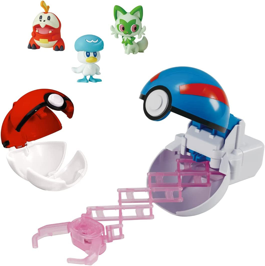 TAKARA TOMY Pokemon MONCOLLE POKETORUZE POKEDEL-Z 3 Set Super Ball