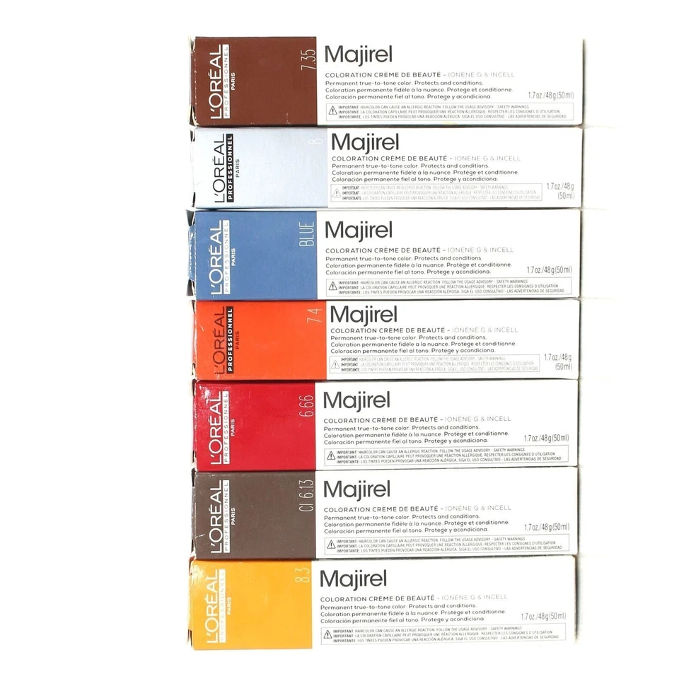 Nuevo Paquete Loreal' MAJIREL Coloración Color de Cabello Permanente con Ioneno ~ 1.7 OZ Foto 4 de 4