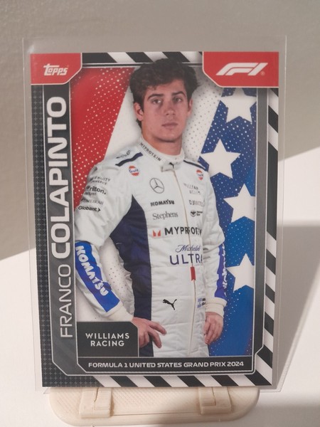 Franco Colapinto (Argentina) Exclusive Formula 1 USGP TOPPS F1 2024 Card
